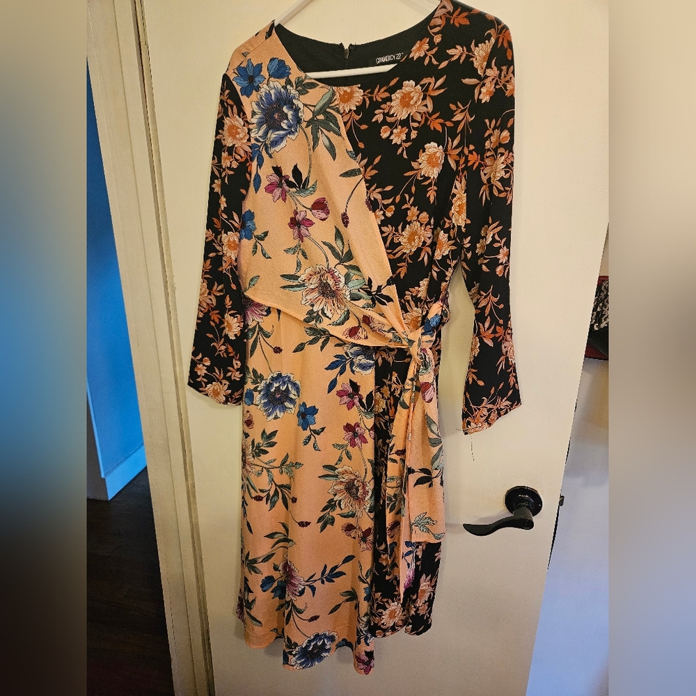 Unique Asymmetrical dress with Long Sleeves